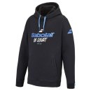 BLUZA BABOLAT EXERCISE HOOD SWEAT JUNIOR BLACK/BLACK
