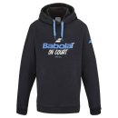  BLUZA BABOLAT EXERCISE HOOD SWEAT JUNIOR BLACK/BLACK