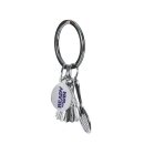  BRELOK VICTOR RACKET & SHUTTLECOCK KEYCHAIN