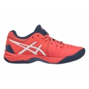 BUTY TENISOWE ASICS GEL RESOLUTION 7 CLAY GS JUNIOR PAPAYA/WHITE