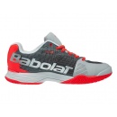 BUTY TENISOWE BABOLAT JET MACH I CLAY MEN 19 SILVER/FLUO STRIKE