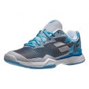 BUTY TENISOWE BABOLAT JET MACH I AC WOMEN 19 SILVER/HORIZON BLUE