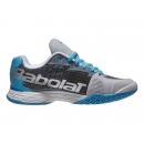 BUTY TENISOWE BABOLAT JET MACH I AC WOMEN 19 SILVER/HORIZON BLUE