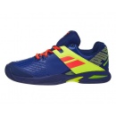 BUTY TENISOWE BABOLAT PROPULSE CLAY JUNIOR 19 BLUE/FLUO AERO