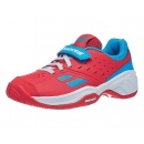 BUTY TENISOWE BABOLAT PULSION 19 AC KID PINK/SKY BLUE