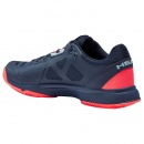 BUTY TENISOWE HEAD SPRINT TEAM 3.0 CLAY MEN  BLUE/NEON RED