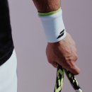 FROTKI NA RĘKĘ BABOLAT LOGO JUMBO WRISTBAND WHITE/AERO