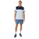 KOSZULKA ASICS COURT POLO MEN SOFT SKY/MIDNIGHT