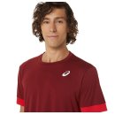 KOSZULKA ASICS COURT SS MEN BEET JUICE/CLASSIC RED