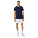 KOSZULKA ASICS COURT SS MEN MIDNIGHT/BRILIANT WHITE