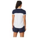 KOSZULKA ASICS COURT SS TOP WOMEN WHITE/MIDNIGHT