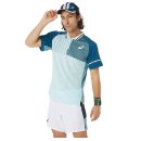 KOSZULKA ASICS MATCH POLO SHIRT MEN AQUAMARINE