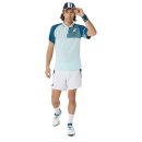 KOSZULKA ASICS MATCH POLO SHIRT MEN AQUAMARINE