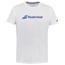 KOSZULKA BABOLAT EXERCISE BABOLAT TEE BOY WHITE/WHITE