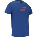 KOSZULKA BABOLAT EXERCISE BIG FLAG TEE MEN DARK BLUE