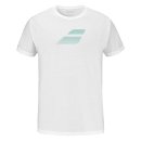  KOSZULKA BABOLAT EXERCISE BIG FLAG TEE MEN WHITE/WHITE