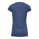 KOSZULKA BABOLAT EXERCISE STRIPES TEE WOMEN ESTATE BLUE