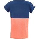 KOSZULKA BABOLAT PLAY CAP SLEEVE TOP GIRL FLUO STRIKE/ESTATE BLUE