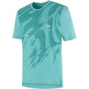  KOSZULKA DUNLOP GAME TEE 1 AQUA SKY/AVENTURNE GREEN MEN