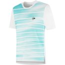  KOSZULKA DUNLOP GAME TEE 2 WHITE/AQUA SKY MEN