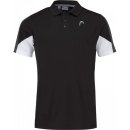  KOSZULKA HEAD CLUB TECH POLO SHIRT MEN 2022 BLACK