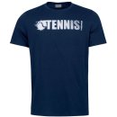  KOSZULKA HEAD FONT T-SHIRT MEN DARK BLUE