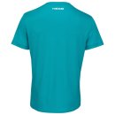 KOSZULKA HEAD SLICE T-SHIRT MEN PETROL/WHITE