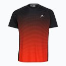  KOSZULKA HEAD TOPSPIN T-SHIRT MEN BLACK/PRINT