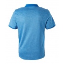 KOSZULKA LOTTO DRAGON TECH II POLO BLUE MELANGE MEN