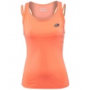 KOSZULKA LOTTO NIXIA III TANK + BRA ORANGE WOMEN