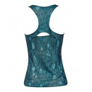 KOSZULKA LOTTO TWICE II TANK + BRA TURQUOISE WOMEN