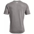 KOSZULKA UNDER ARMOUR VERTICAL SIGNATURE SS MEN GREY