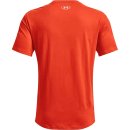 KOSZULKA UNDER ARMOUR VERTICAL SIGNATURE SS MEN ORANGE