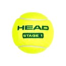 PIŁKI TENISOWE METODYCZNE HEAD STAGE 1 GREEN 3 SZT.