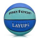  PIŁKA DO KOSZYKÓWKI METEOR LAYUP NIEBIESKA