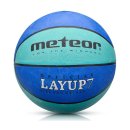 PIŁKA DO KOSZYKÓWKI METEOR LAYUP NIEBIESKA