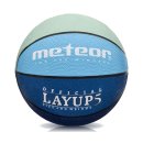  PIŁKA DO KOSZYKÓWKI METEOR LAYUP NIEBIESKO/SZARY