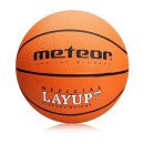 PIŁKA DO KOSZYKÓWKI METEOR LAYUP POMARAŃCZOWA