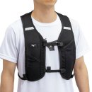  PLECAK MIZUNO MESH BACKPACK CR BLACK