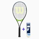 RAKIETA TENISOWA WILSON AGGRESSOR + PIŁKI BABOLAT TEAM AC 4 SZT