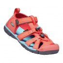 SANDAŁY KEEN SEACAMP II CNX YOUTH CORAL/RED