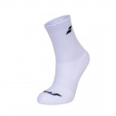 SKARPETY BABOLAT CREW SOCKS 3 PACK WHITE