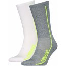  SKARPETY HEAD ALL SPORTS PERFORMANCE CREW SOCKS 2 PACK GR MEL/WH