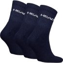 SKARPETY HEAD ALL SPORTS SHORT CREW SOCKS 3 PACK NAVY