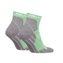 SKARPETY HEAD HIKING QUARTER ALL CLIMATES SOCKS 2P LIGHT GREEN