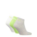 SKARPETY HEAD SNEAKER SOCKS 3 PACK GREY/GREEN/WHITE