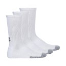  SKARPETY UNDER ARMOUR HEATGEAR CREW SOCKS WHITE 3 PACK