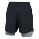 SPODENKI UNDER ARMOUR QUALIFIER 2-IN-1 SHORT MEN BLACK