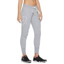 SPODNIE UNDER ARMOUR BIG LOGO FLEECE JOGGER WOMEN GRAY