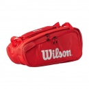  TORBA NA RAKIETY WILSON SUPER TOUR 15 PK RED BAG